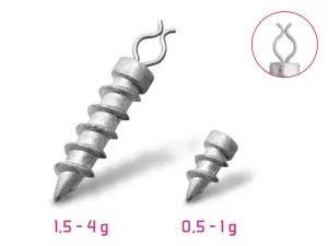 Delphin B! Prídavné závažie zavrtávacie / 10ks