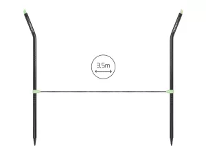 Dištančné tyče Delphin RangeX BEND