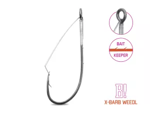 Háčik na čeburašku B! X-BARB WEEDL / 8ks DELPHIN