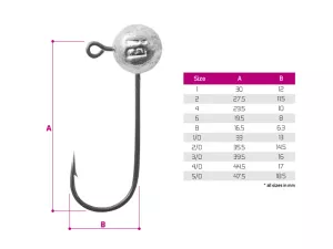 Jigová hlava bez golierika Delphin BOMB / 5ks