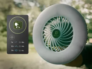 Ventilátor so svetlom Delphin Ventix 7W/4400mAh