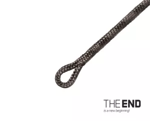 Nadväzec THE END Leadcore + swivel / 3ks DELPHIN