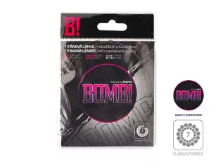 Titánové lanko 1x7 BOMB! s obratl. a karab. DELPHIN