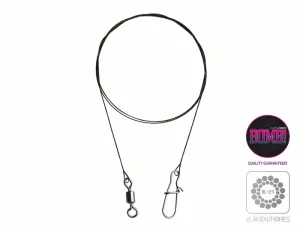 Wolfrámové lanko BOMB! s obratl. a karab. DELPHIN