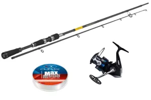 Set SPORTEX Black Pearl GT-3 2,1m/20g+SHIMANO Nexave+vlasec