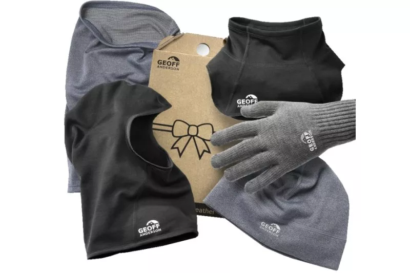 Geoff set rukavice+čepice+nákrčník+límec+kukla