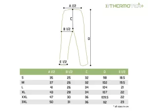 Outdoorové nohavice Delphin ThermoTEX Plus+