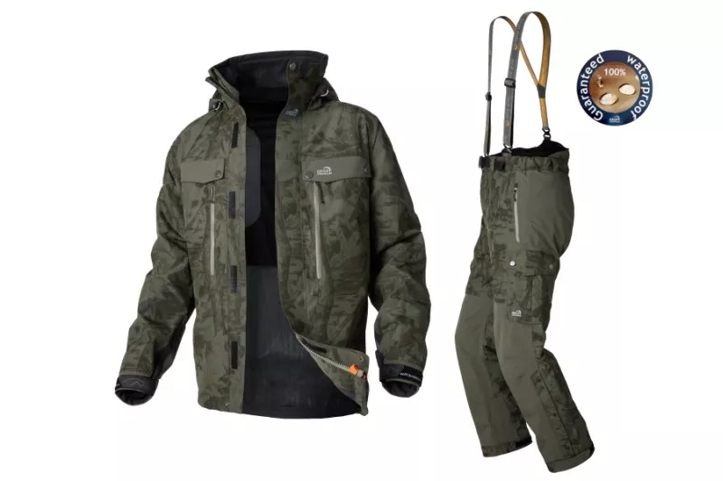 Geoff Anderson bunda a kalhoty maskáč DOZER7+URUS7 Set XL