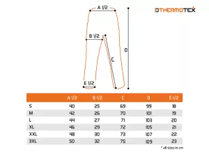Outdoorové nohavice Delphin ThermoTEX