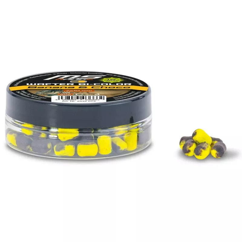 MS Range wafter Bi-Color Dumbells 7x10mm 20g Banana & Choco