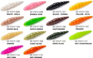 Dipované umělé nástrahy Yochi 43mm / 8ks Apple Green