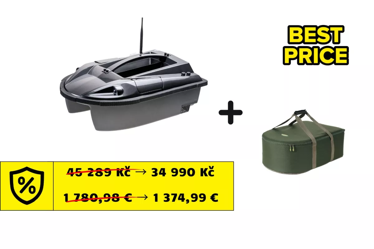 AKCE Zavážecí lodička Carp Scout Li-ion 20 + transportní taška