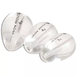 Iron Trout olovo T-Drop Ghost hmotnost 4g 1ks