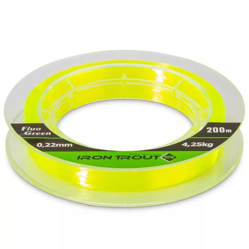Iron Trout vlasec Super Line 200m 0,25mm Fluo Green