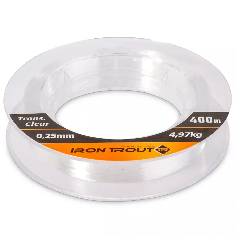 Iron Trout vlasec Super Line 400m 0,25mm Transparent Clear