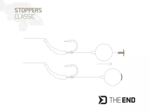 Mix zarážky na boilies Delphin CLASSIC / 126 ks