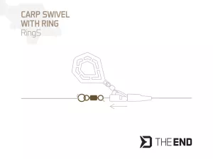 Obratlík s krúžkom Delphin TheEND RingS / 10ks