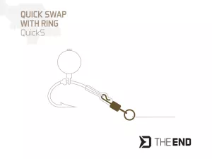 Rýchloup. obratlík s krúžkom Delphin TheEND QuickS / 10ks