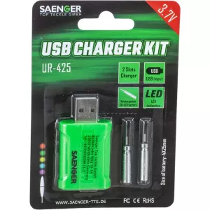 Saenger nabíjecí sada pro svítící splávky USB Charger Kit UR-425 CR425