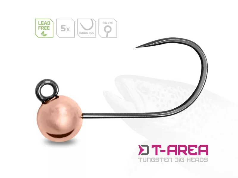 Volfrámový jig Delphin T-AREA BL / 5ks