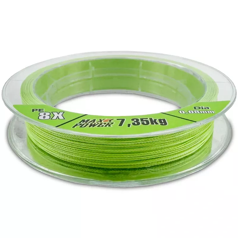 Doiyo šňůra S´zuki X8 Smart Line 150m 0,10mm 8,65kg Fluo Green