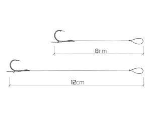 Feedrový nadväzec Delphin Braided Sting / 10ks