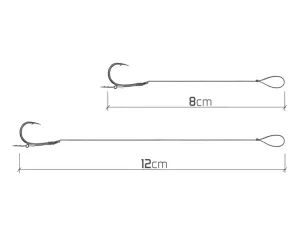 Feedrový nadväzec Delphin Braided Sting / 10ks