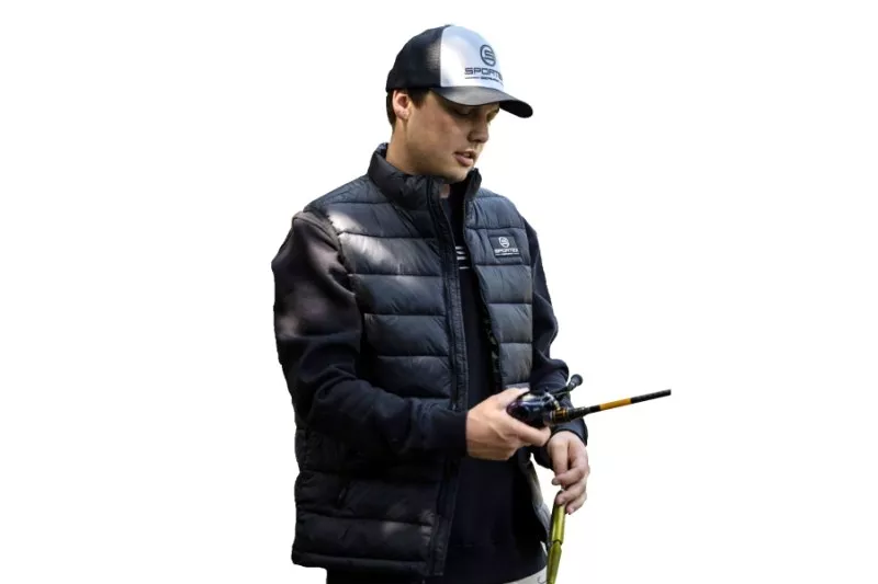 SPORTEX vesta černá s logem vel.XL