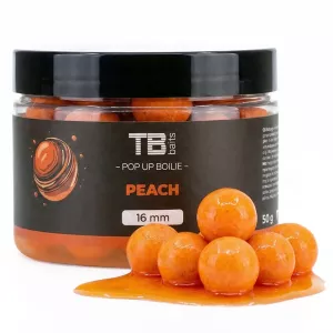 TB Baits Plovoucí Boilie Pop-Up Peach + NHDC 50 g | 12 mm, 16 mm