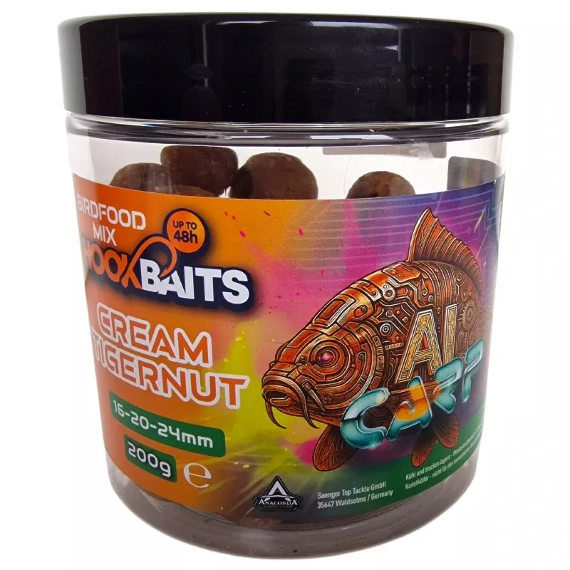 Anaconda nástraha AI Carp Hookbaits Bird Food 200g 16/20/24mm Cream Tigernut