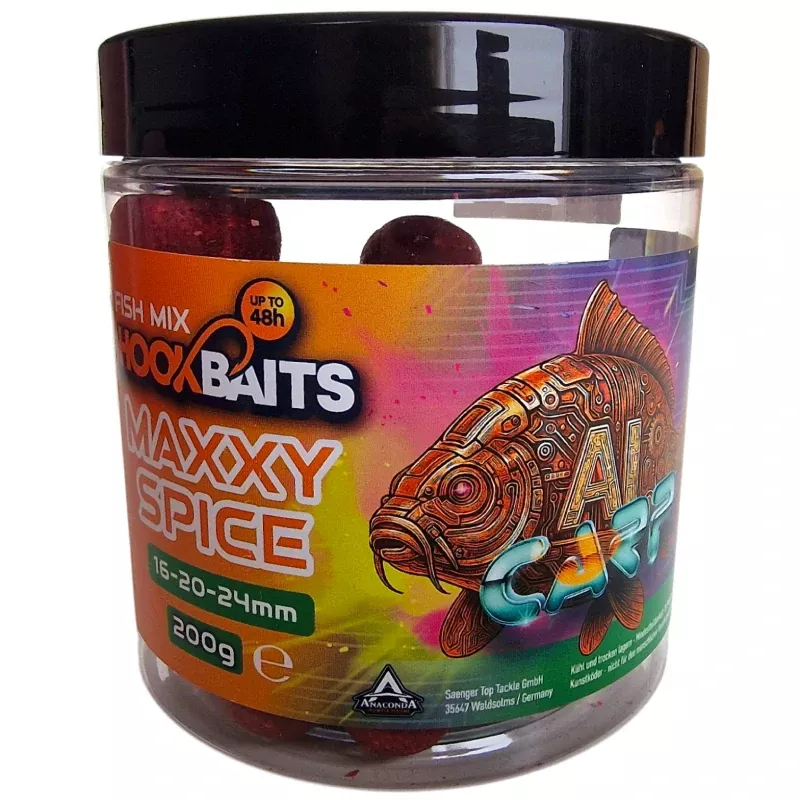 Anaconda nástraha AI Carp Hookbaits Fish Mix 200g 16/20/24mm Maxxy Spice