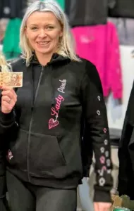 Dámská rybářská mikina se zipem a kapucí - BLACK PINK  | Velikost S, Velikost M, Velikost L, Velikost XL, Velikost XXL