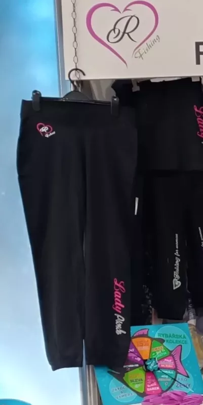 Dámské rybářské tepláky - BLACK PINK