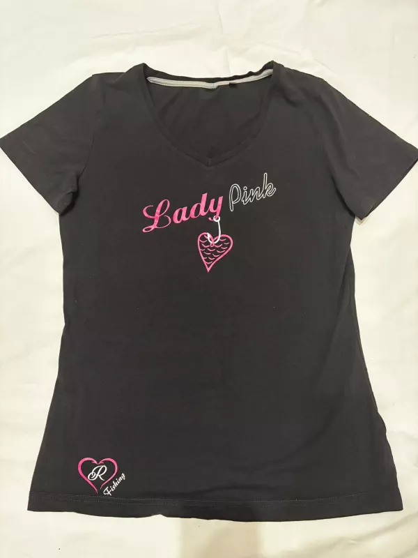 Dámské Rybářské Tričko - BLACK PINK
