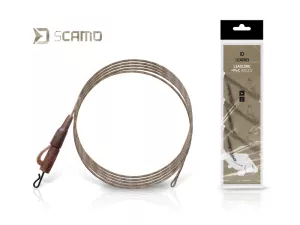 Nadväzec Delphin sCAMO Leadcore + PinC WOODZ / 3ks