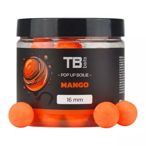 TB Baits Plovoucí Boilie Pop-Up Mango + NHDC 65 g