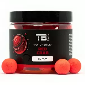TB Baits Plovoucí Boilie Pop-Up Red Crab + NHDC 65 g | 12 mm, 16 mm