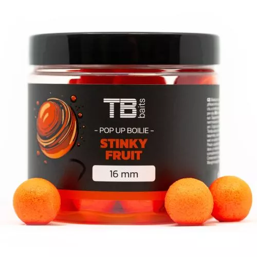 TB Baits Plovoucí Boilie Pop-Up Stinky fruit + NHDC 65 g 12 mm