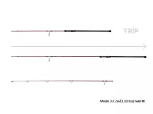Delphin ETNA E3 TRIP 3,6m 3lbs Poslední kus