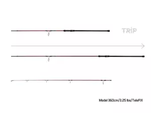 Delphin ETNA E3 TRIP 3,6m 3lbs Poslední kus