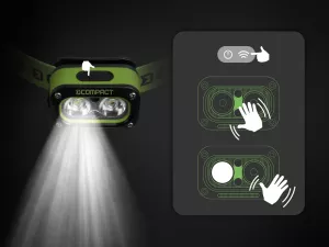 Čelová lampa Delphin COMPACT