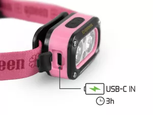 Čelová lampa Delphin QUEEN