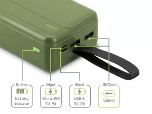 Powerbanka Delphin PoweriX / 27 000 mAh