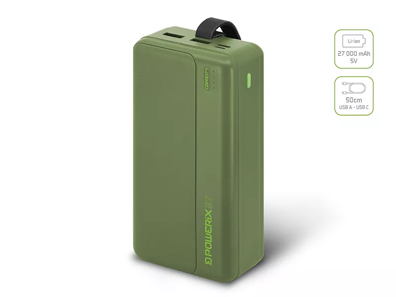 Powerbanka Delphin PoweriX / 27 000 mAh