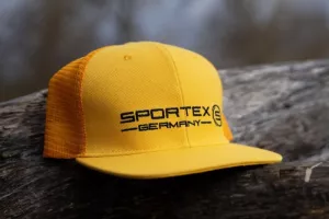Sportex kšiltovka Snap Back se síťkou a logem žlutá