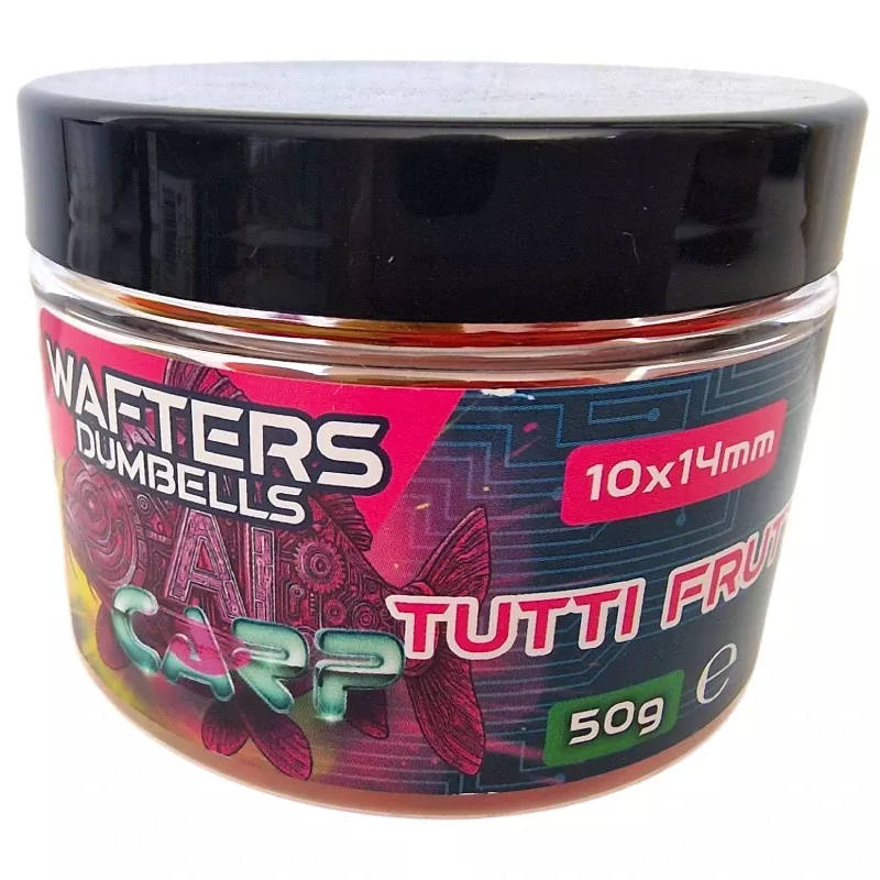 Anaconda Wafter-Dumbells AI Carp Bird Food Mix 50g 10x14mm Tutti Frutti
