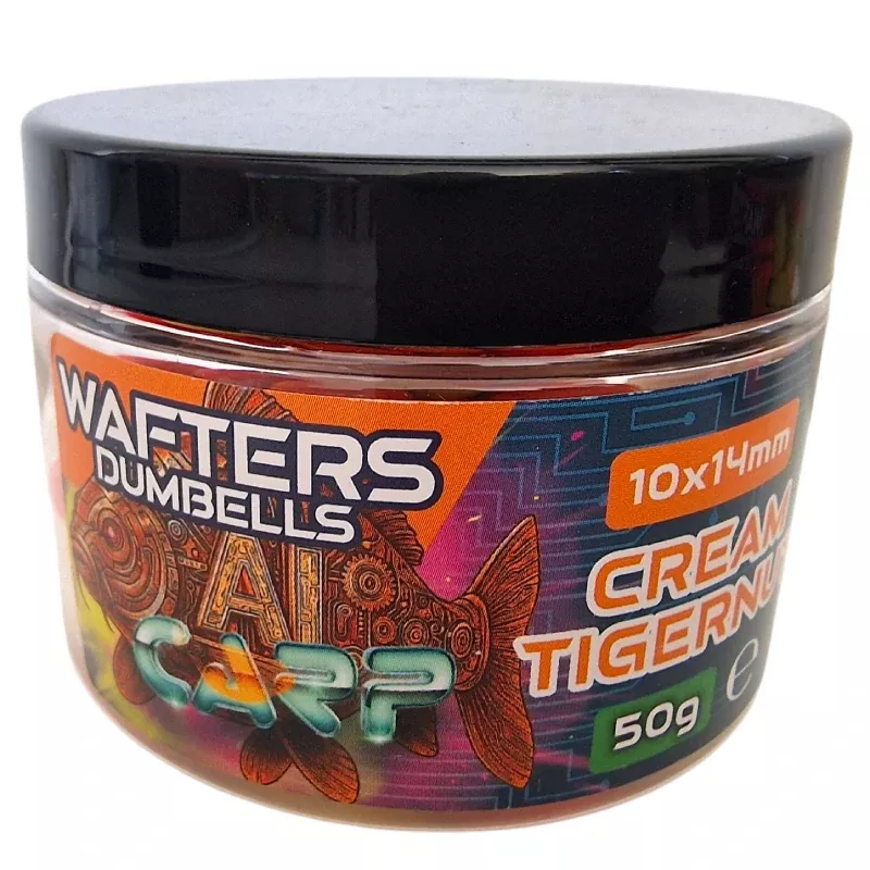 Anaconda Wafter-Dumbells AI Carp Bird Food Mix 50g 10x14mm Cream Tigernut