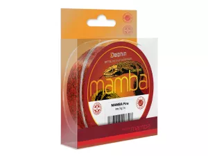 Delphin MAMBA Feeder / Fire | 0,16mm 2,5kg 300m, 0,18mm 2,9kg 200m, 0,18mm 2,9kg 300m, 0,28mm 6,1kg 200m