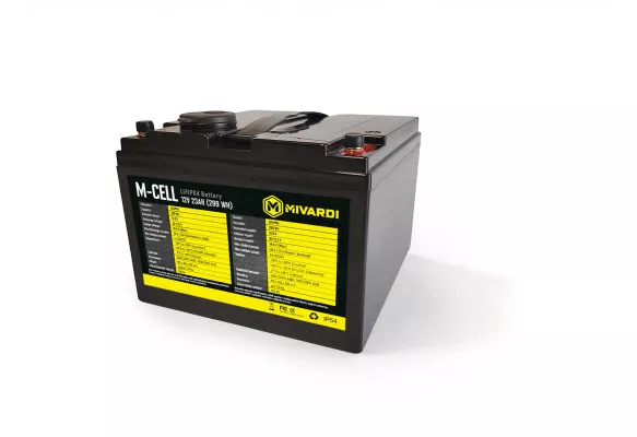 M-CELL LiFePO4 12V 23Ah + 5A nabíječka