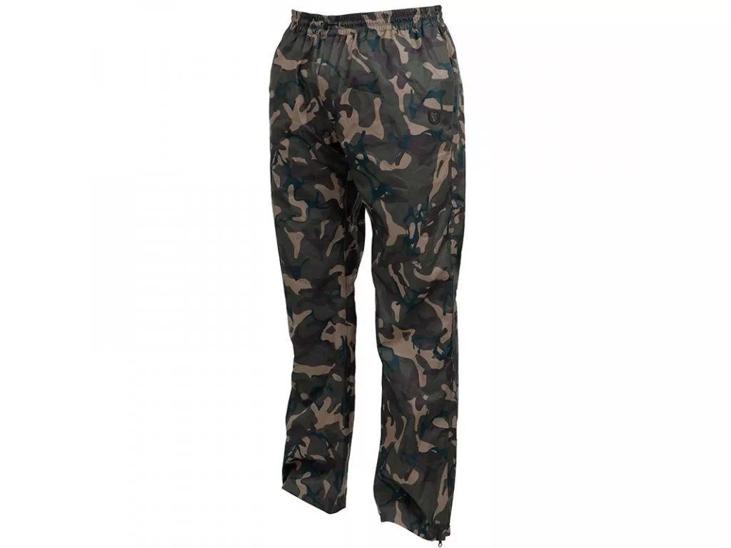 Nepromokavé kalhoty Fox LW Camo RS 10k Trousers Poslední kusy